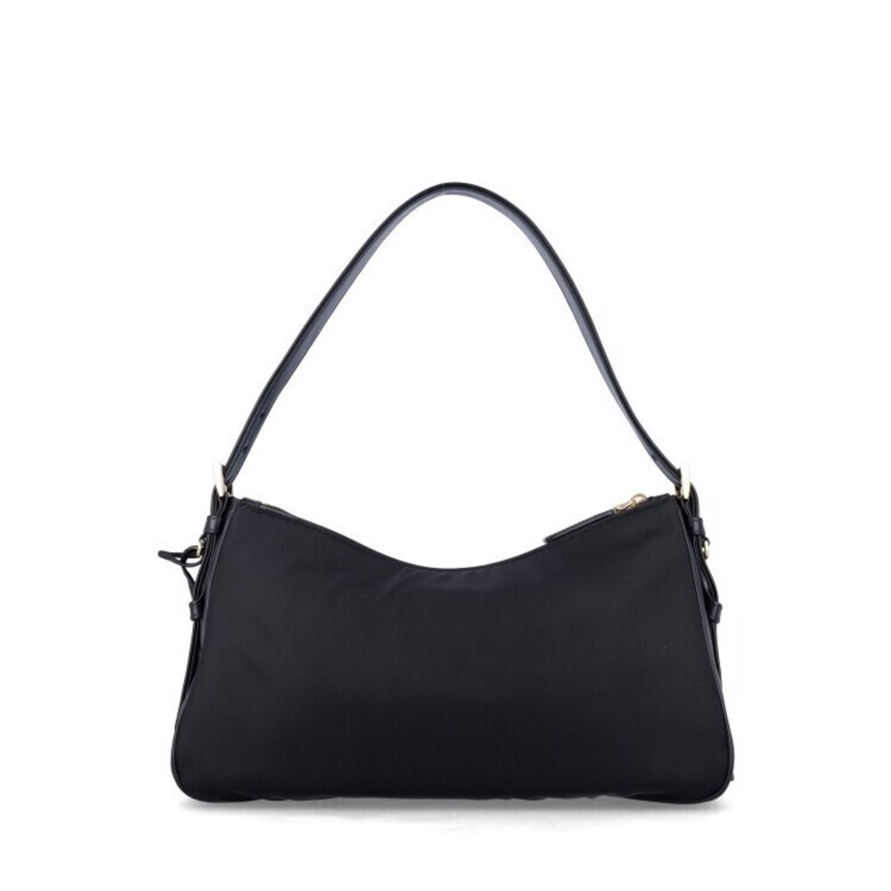 Prada Enameled Triangle Logo Black Nylon Hobo Bag - NWT - Picture 3 of 3